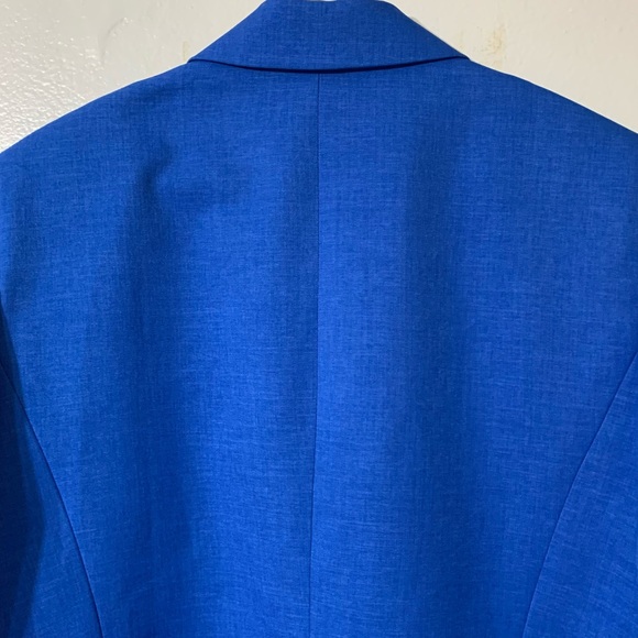 LE SUIT SEPARATES 🔹 Royal Blue One Button Women’s Blazer Jacket - Size 16 - Picture 6 of 13